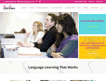Tablet Screenshot of interlinguani.co.uk